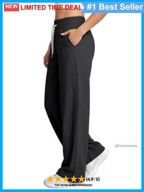 Performance Wide Leg Pants Ultra Soft Tech Pants Moisture Wicking